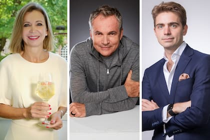 Constanza Bertorello (Pernod Ricard), Martín Varsavsky (empresario) y Pierpaolo Barbieri (Ualá)