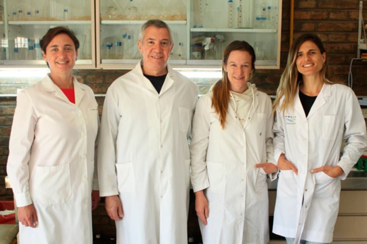 Constanza López Fontana, Rubén Carón, Paula Ginevro y Flavia Santiano.