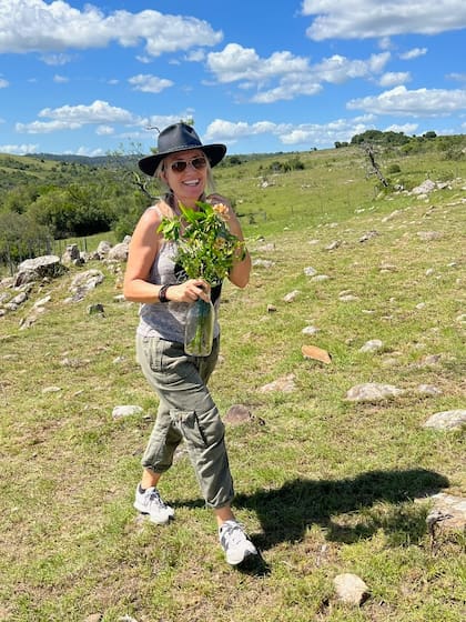 Constanza se volvió especialista en hierbas serranas.