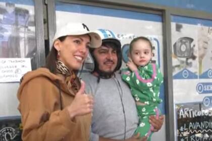 Constanza y Juan se reencontraron este mediodía