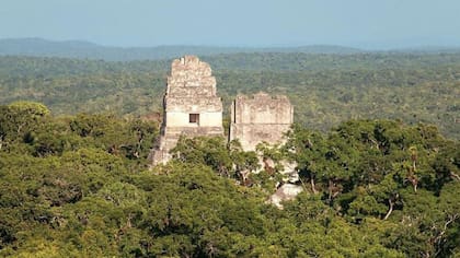 Construido hace más de 1200 años, el Templo IV en Tikal, Guatemala, es un testimonio de la durabilidad de la antigua albañilería maya