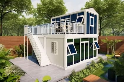 Construyó dos mini casas, una encima de otra, en su terreno de mil metros cuadrados (Imagen Ilustrativa)