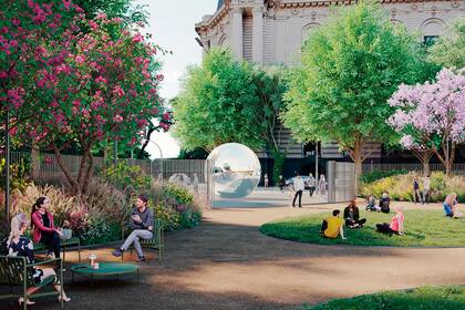 Contará con una plaza de 2.800 metros cuadrados, que para sus creadores funciona como una suerte de ‘coronamiento’ de una serie de parques que se despliegan desde el CCK hasta la torre