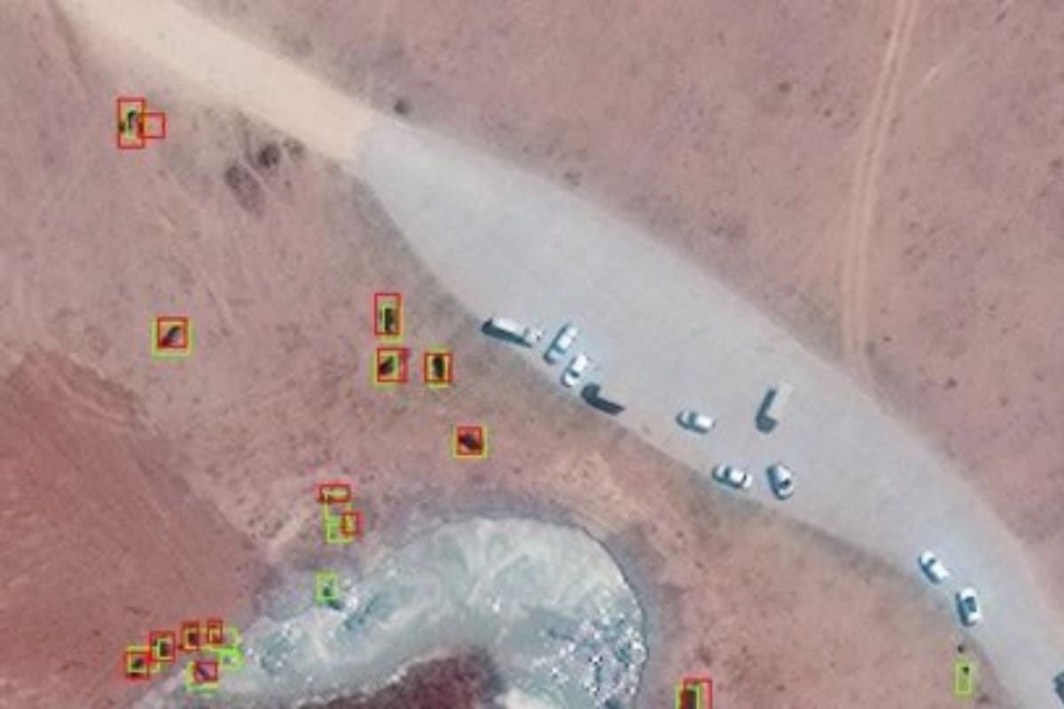 Conteo de elefantes con imágenes de satélite. Crédito: Universidad de Oxford