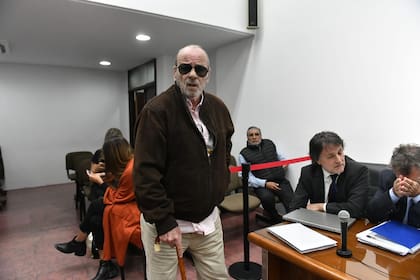 Horacio García Belsunce en una de las audiencias del juicio