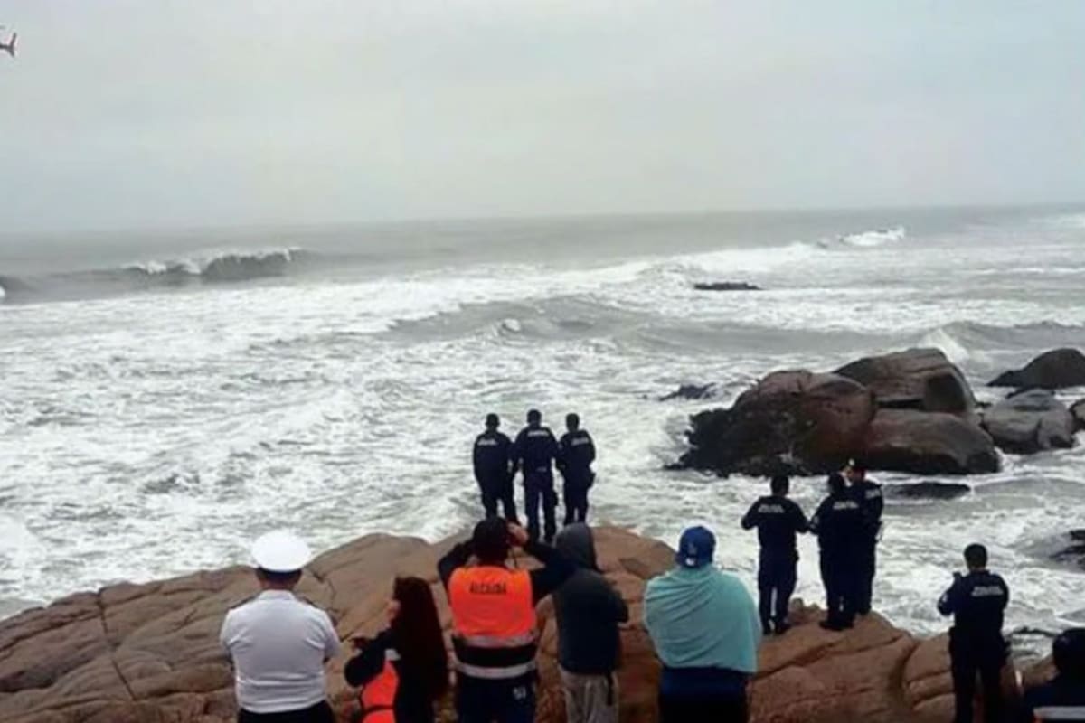 Continúa la búsqueda de un argentino en Valparaíso.