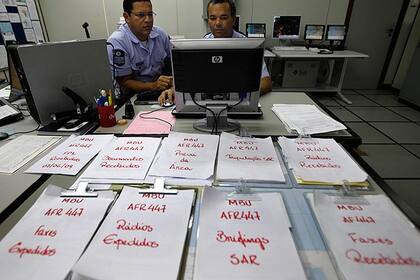 Imágenes de la investigación que buscaba las causas de la caída del Airbus de Air France en 2009