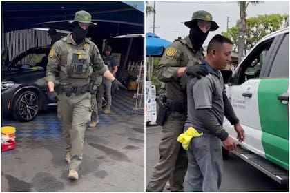 Continúan los operativos de ICE en lugares de trabajos, en los últimos días se notificaron redadas en lavaderos de autos que terminaron con varios inmigrantes detenidos