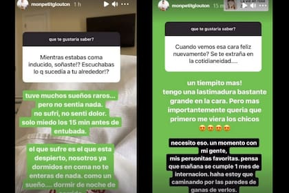 Contó cuáles fueron las sensaciones que vivió durante los 12 días en coma