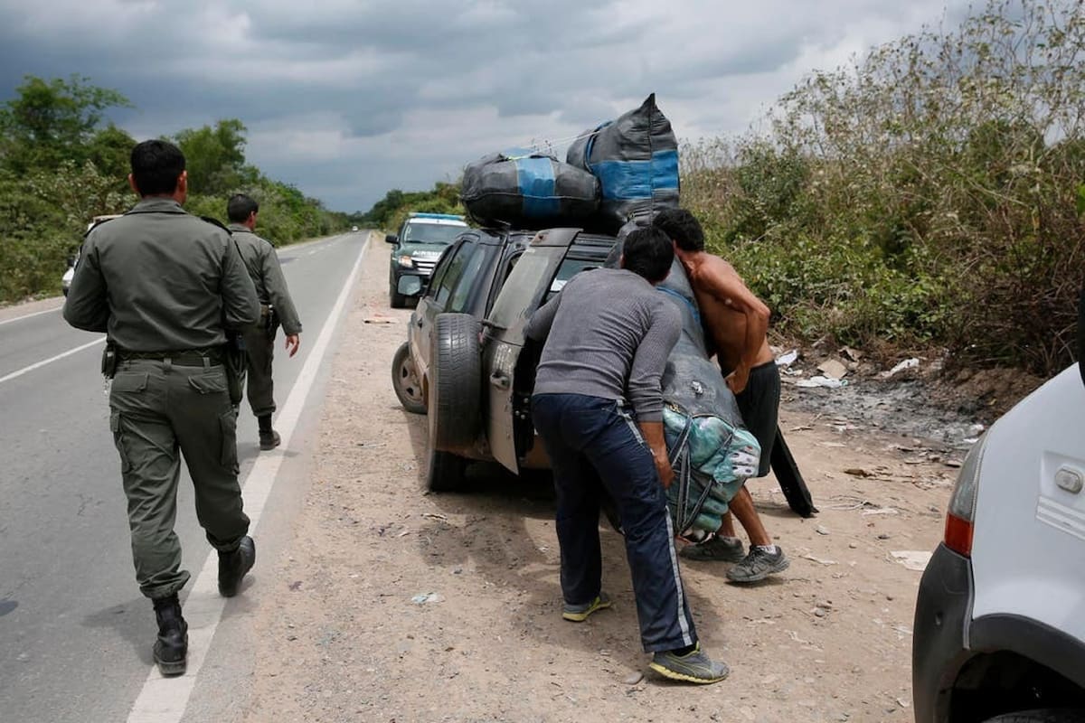 Contrabando en la frontera entre Salta y Bolivia