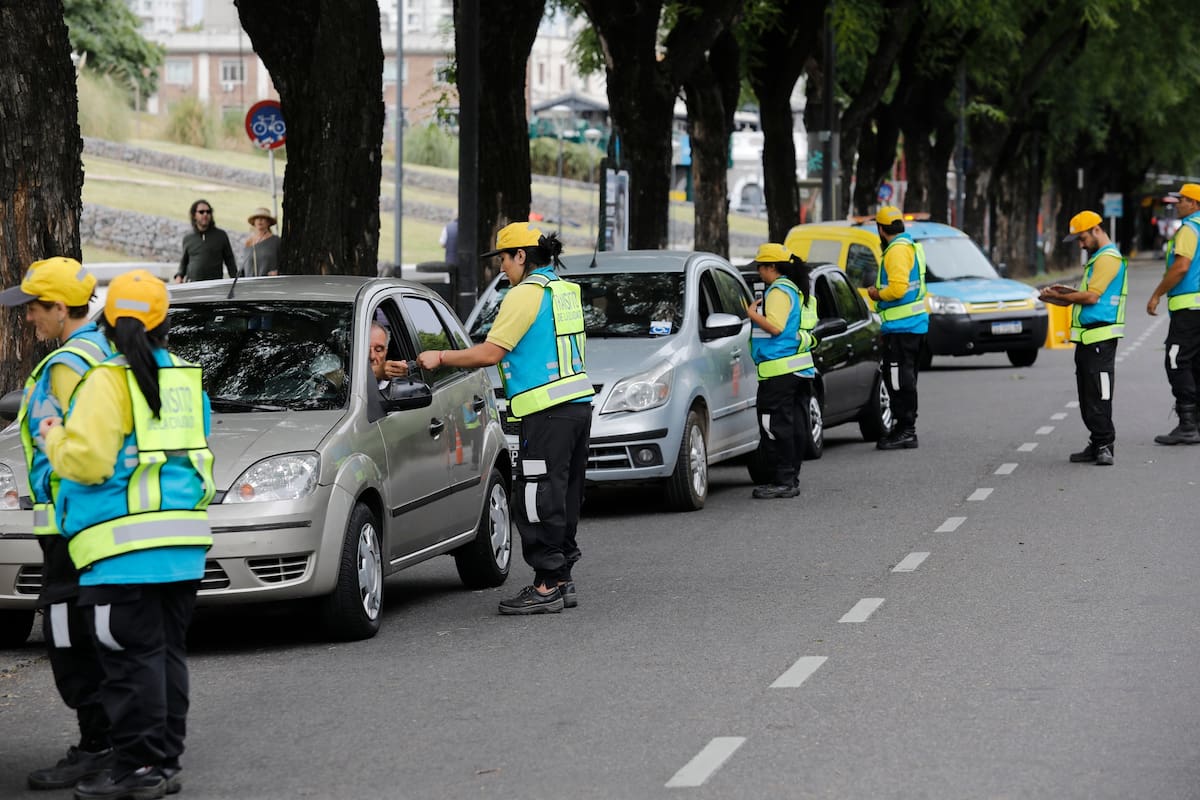 Control de alcoholemia en Av. Bullrich y Cerviño