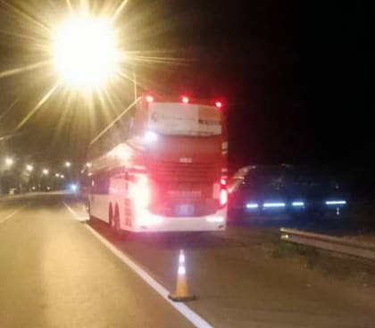 Control sobre la Ruta Nacional Nº 16 efectuado por los efectivos de la Sección “Núcleo” del Escuadrón 1 "Roque Sáenz Peña".