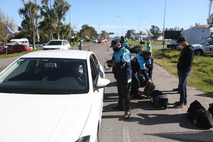Controles a los vehículos que ingresan a Mar del Plata por la ruta 2