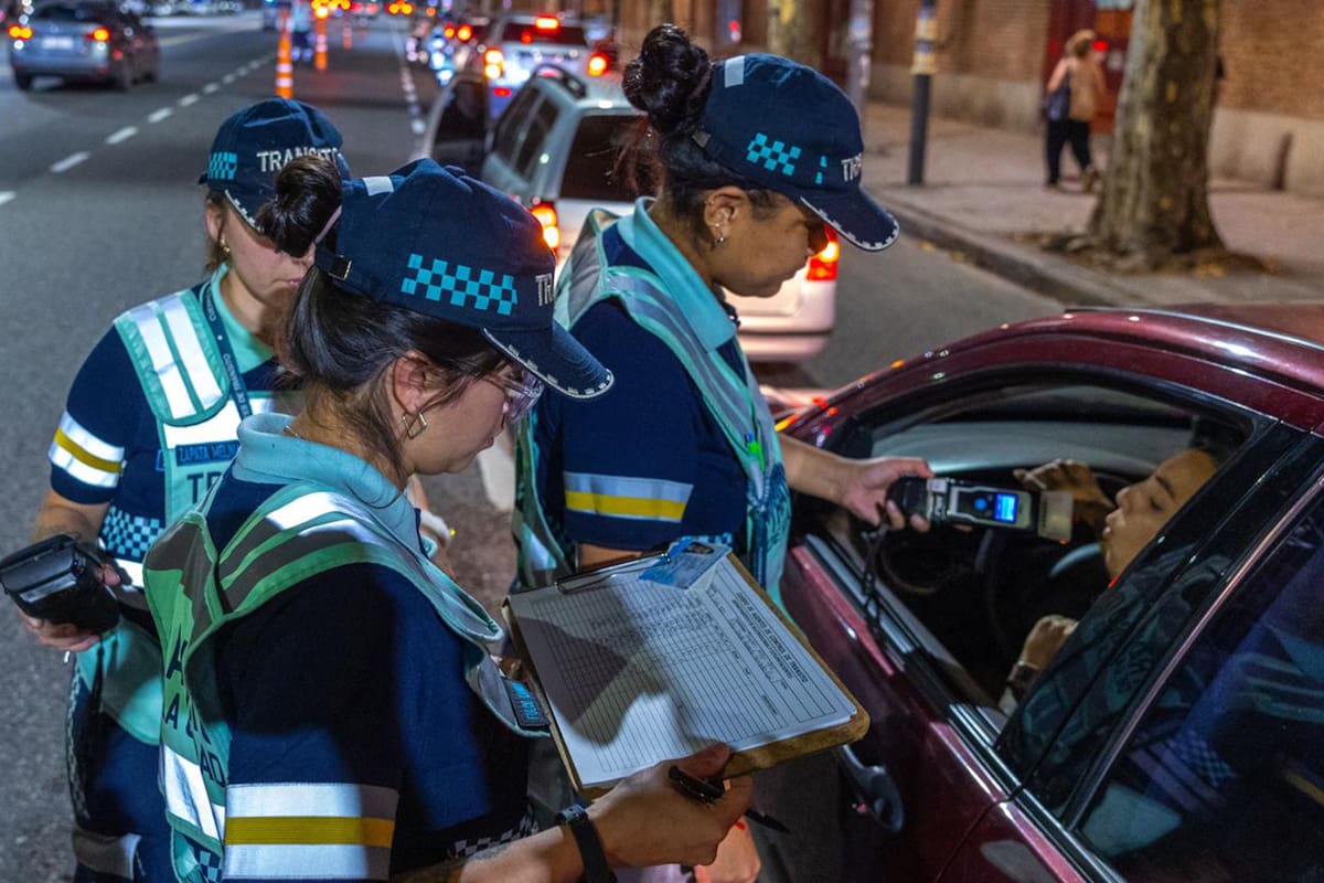 Controles de alcoholemia en la ciudad de Buenos Aires