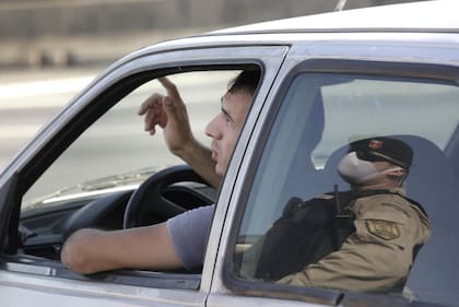 Controles de transito en Panamericana.