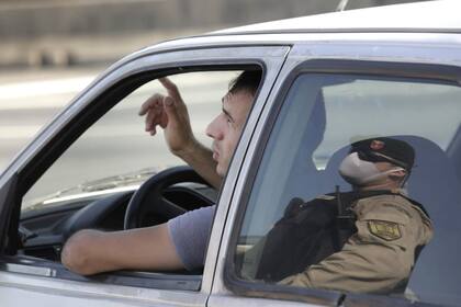 Controles de transito en Panamericana.