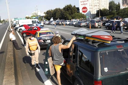 Controles de transito en Panamericana.