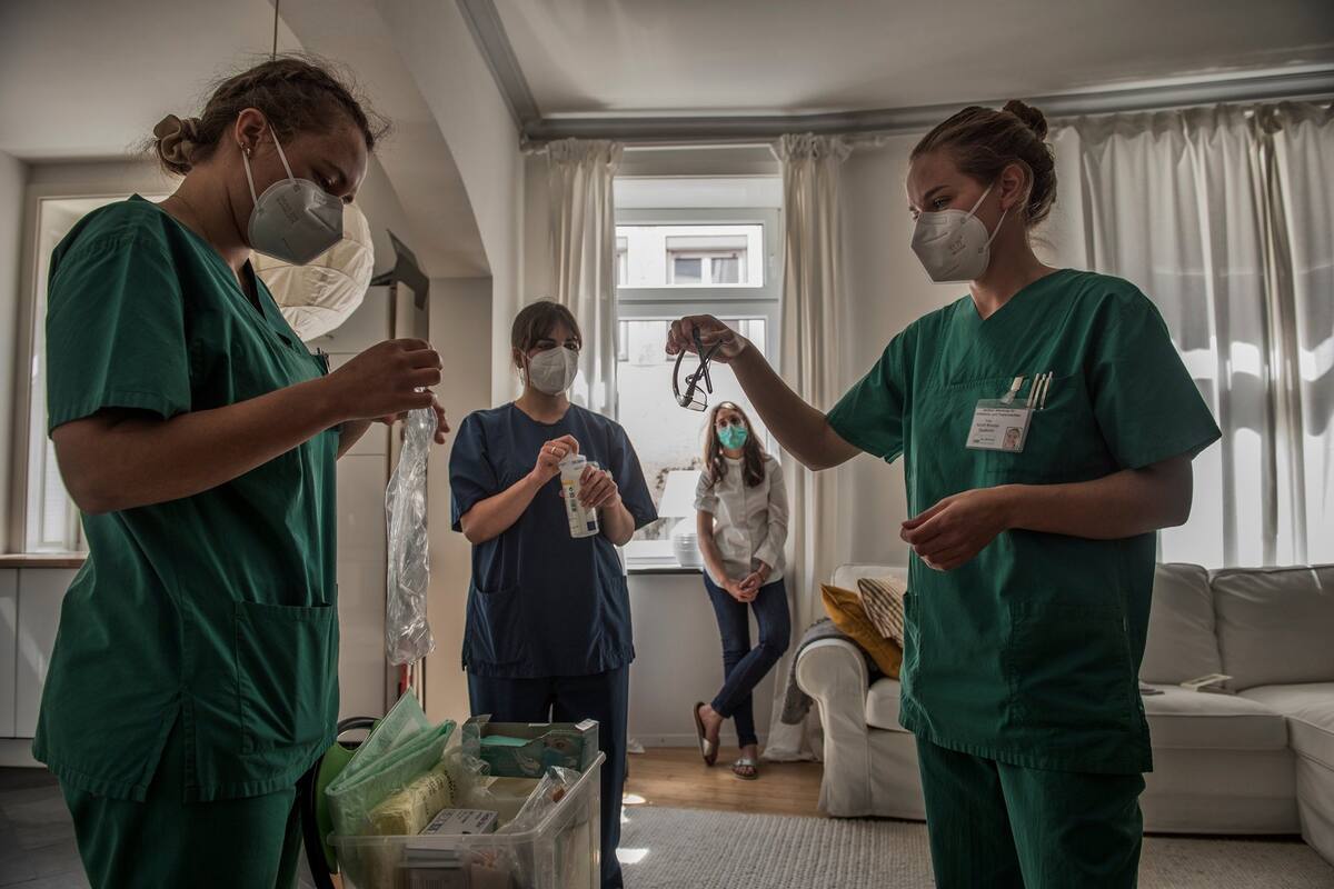 Controles domiciliarios de coronavirus en Alemania