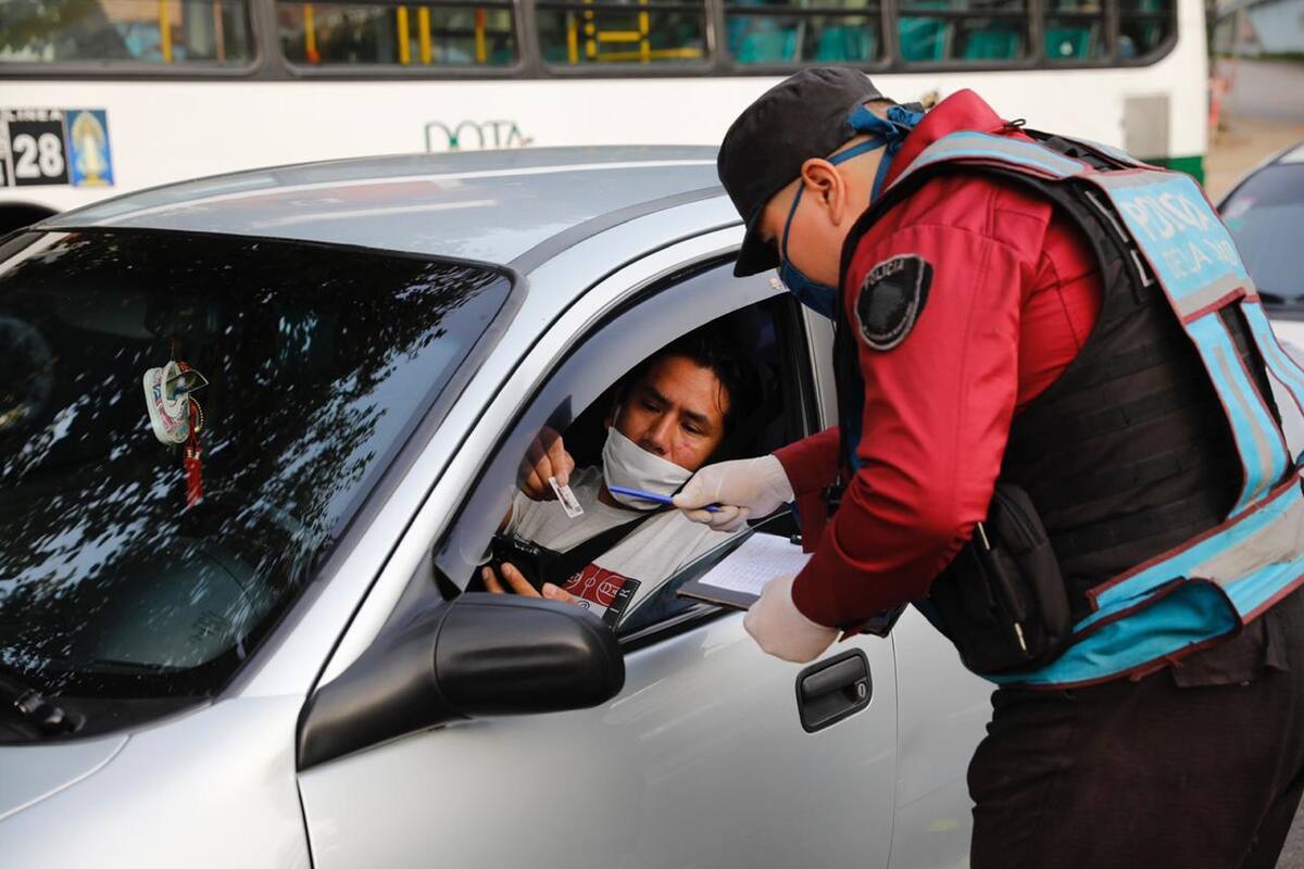 Controles en avenida del Libertador y General Paz