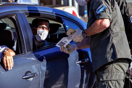 Controles en el peaje de Tortuguitas de la Panamericana