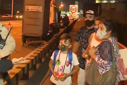 Controles en el Puente Pueyrredon