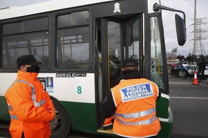 Controles en los colectivos que ingresan a Capital