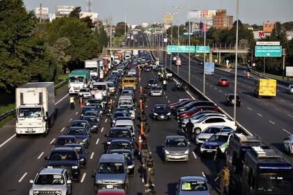 Controles en Panamericana sentido al norte