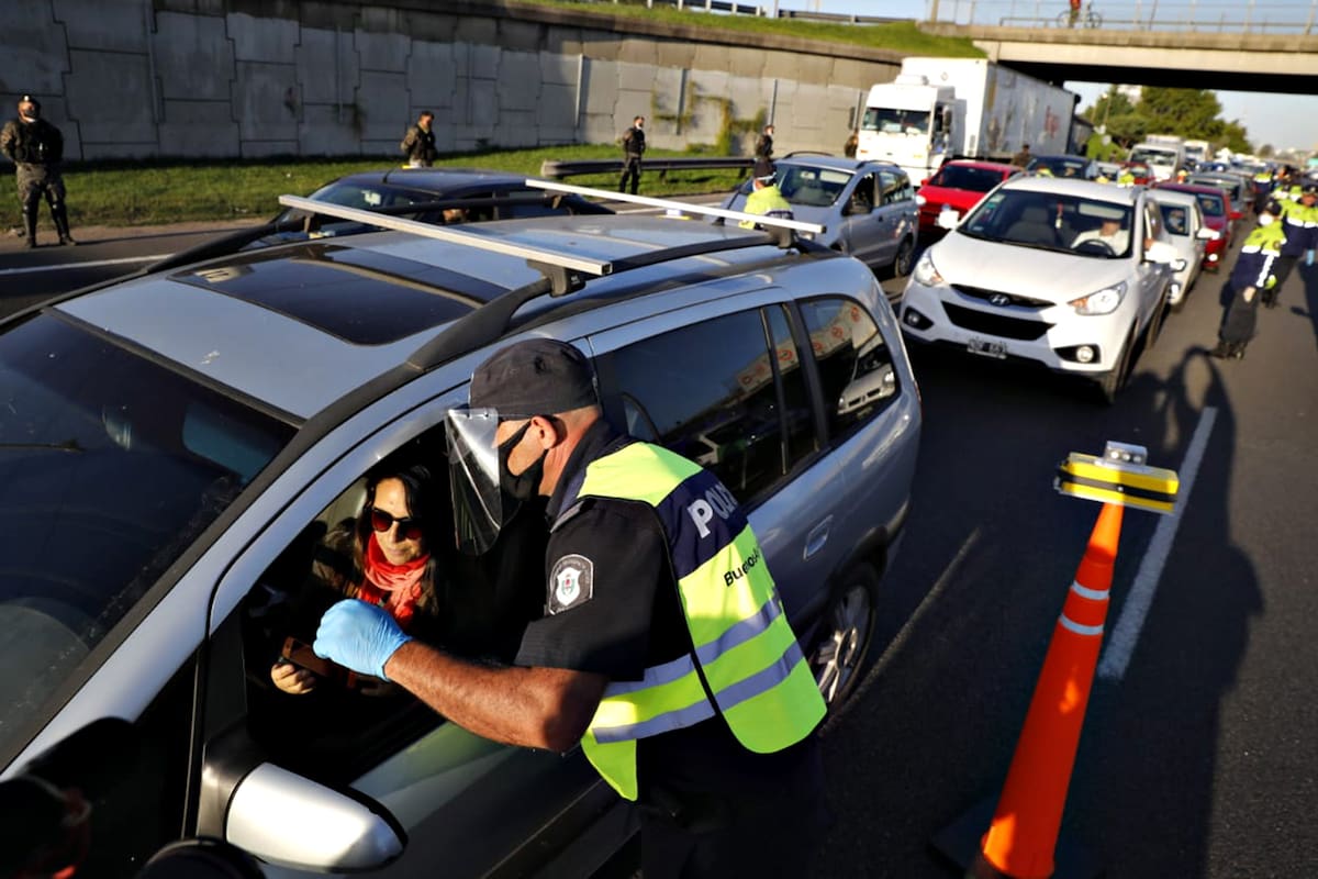 Controles en Panamericana sentido al norte