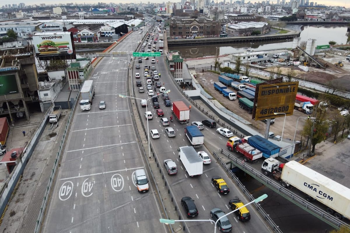 Controles en puente Pueyrredón