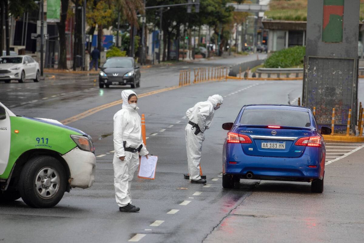 Controles vehiculares en el AMBA, en el primer día del nuevo confinamiento