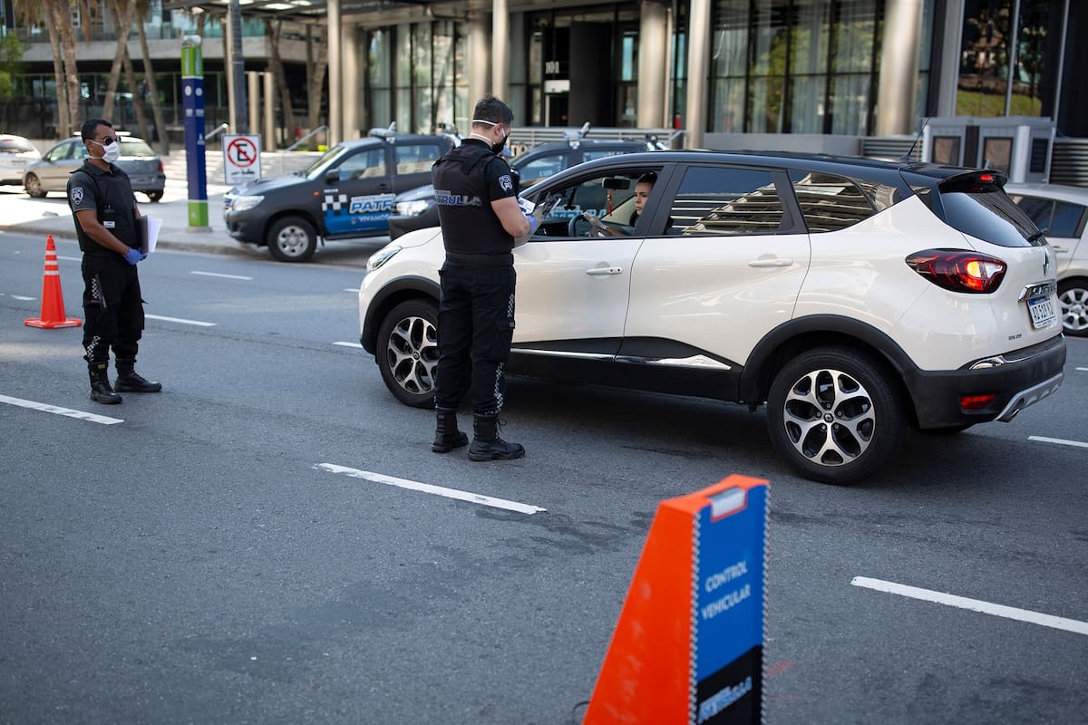 Controles vehiculares en Vicente López