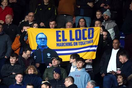 Convertido en bandera en las tribunas de Elland Road