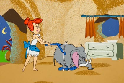 Convertir artefactos contemporáneos en su versión de la Edad de Piedra era una de las principales fuentes de humor visual de la serie