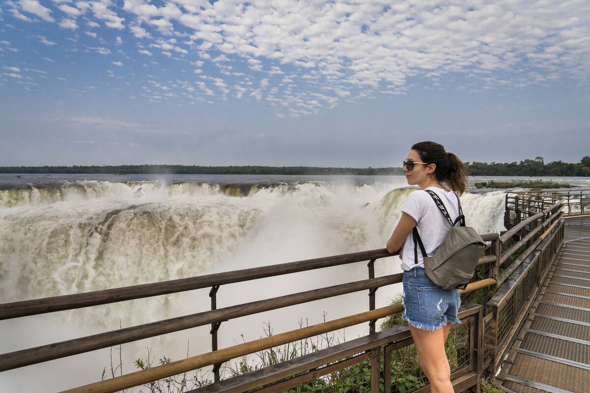 Las Cataratas del Iguazú recuperaron su cauce natural.