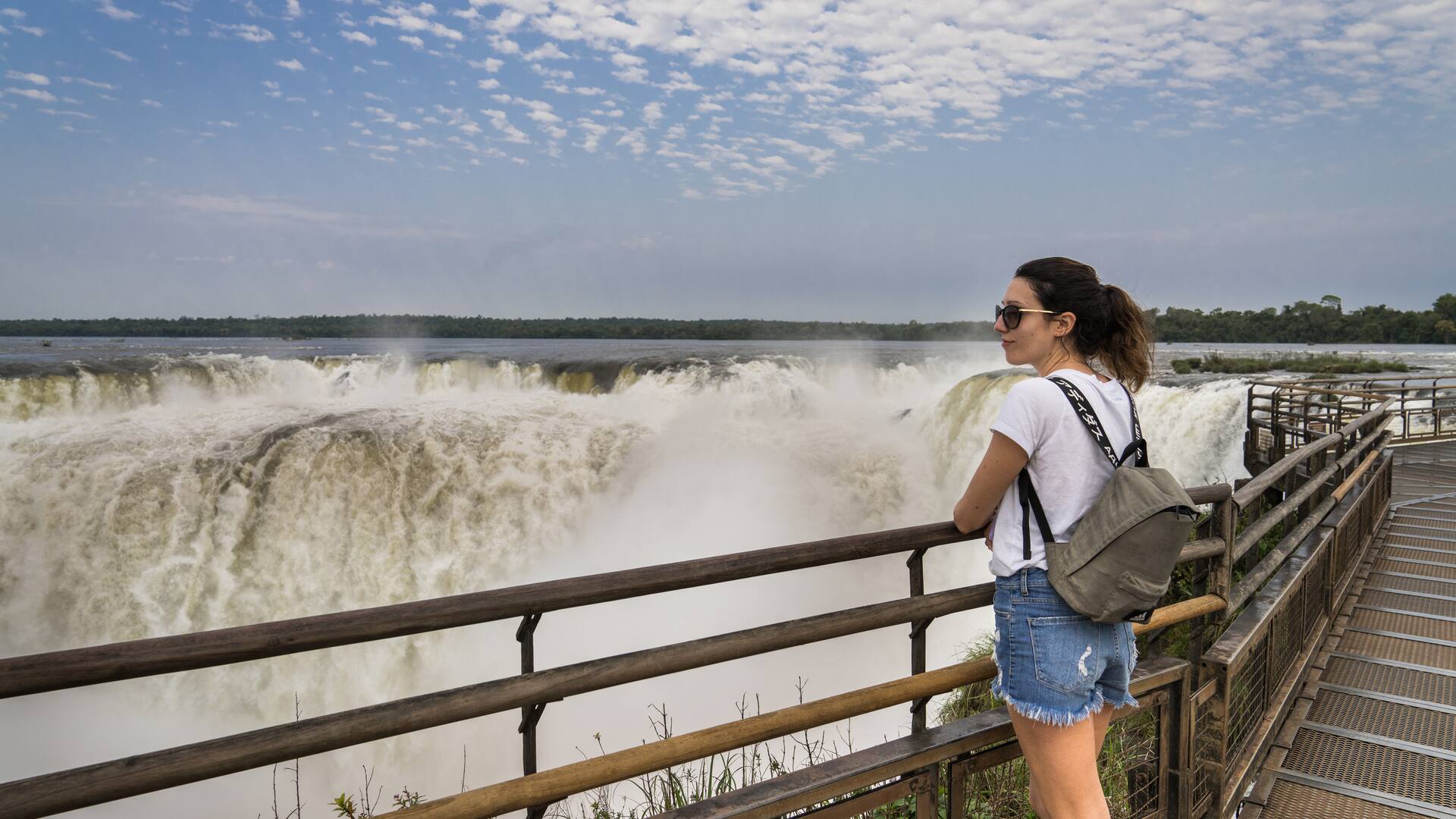 Las Cataratas del Iguazú recuperaron su cauce natural.