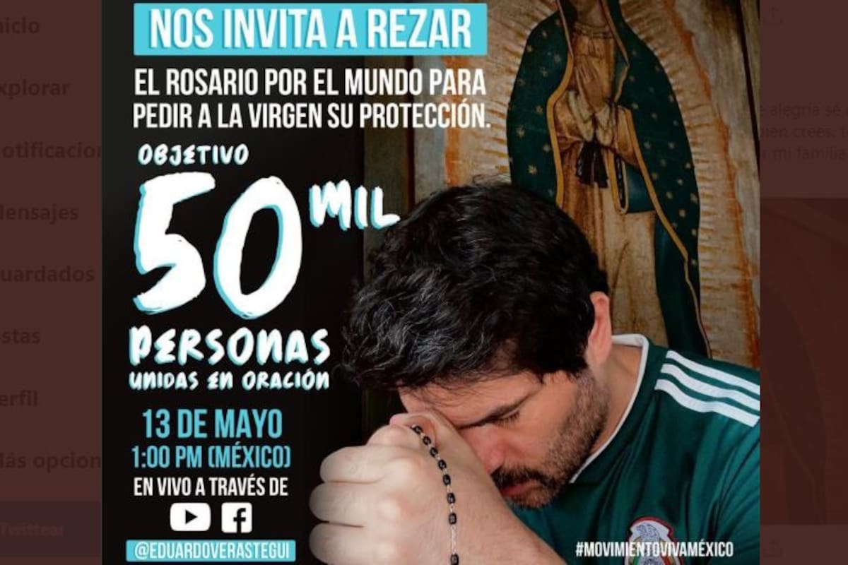 Convocan a rezar el rosario contra el coronavirus