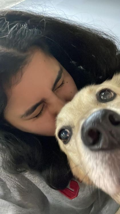 “Cookie amó su cama desde el primer momento”, cuenta Samame. Hoy su engreído es un Wuf muy feliz
