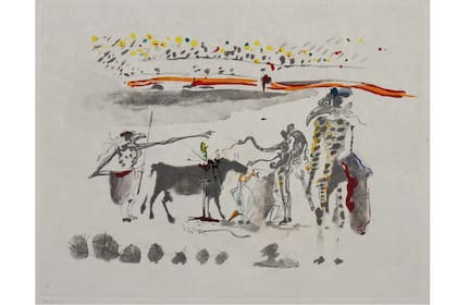 Copia de Dali´ Tauromaquia surrealista .Los papagayos JPG