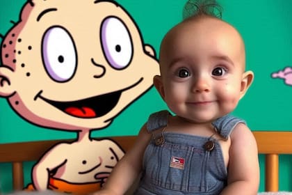 Copilot diseñó a Tommy de "The Rugrats" y así se vería en la vida real