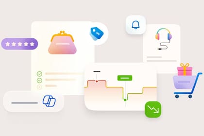 Copilot te ayuda con las compras online con un comparador de precios, un gráfico con su evolución a lo largo del tiempo y más