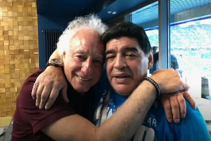 Cóppola y Maradona, en un reencuentro que tuvieron en Rusia durante la Copa del Mundo