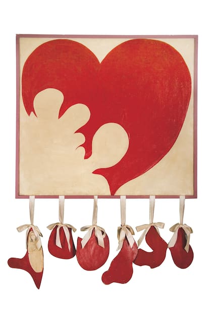 Corazón destrozado (1964). "Entré en los corazones con una idea algo más pop, cuando sentí una necesidad del impacto gráfico"