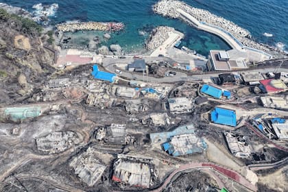 Corea del Sur lucha para contener grandes incendios forestales que han matado a 27 personas