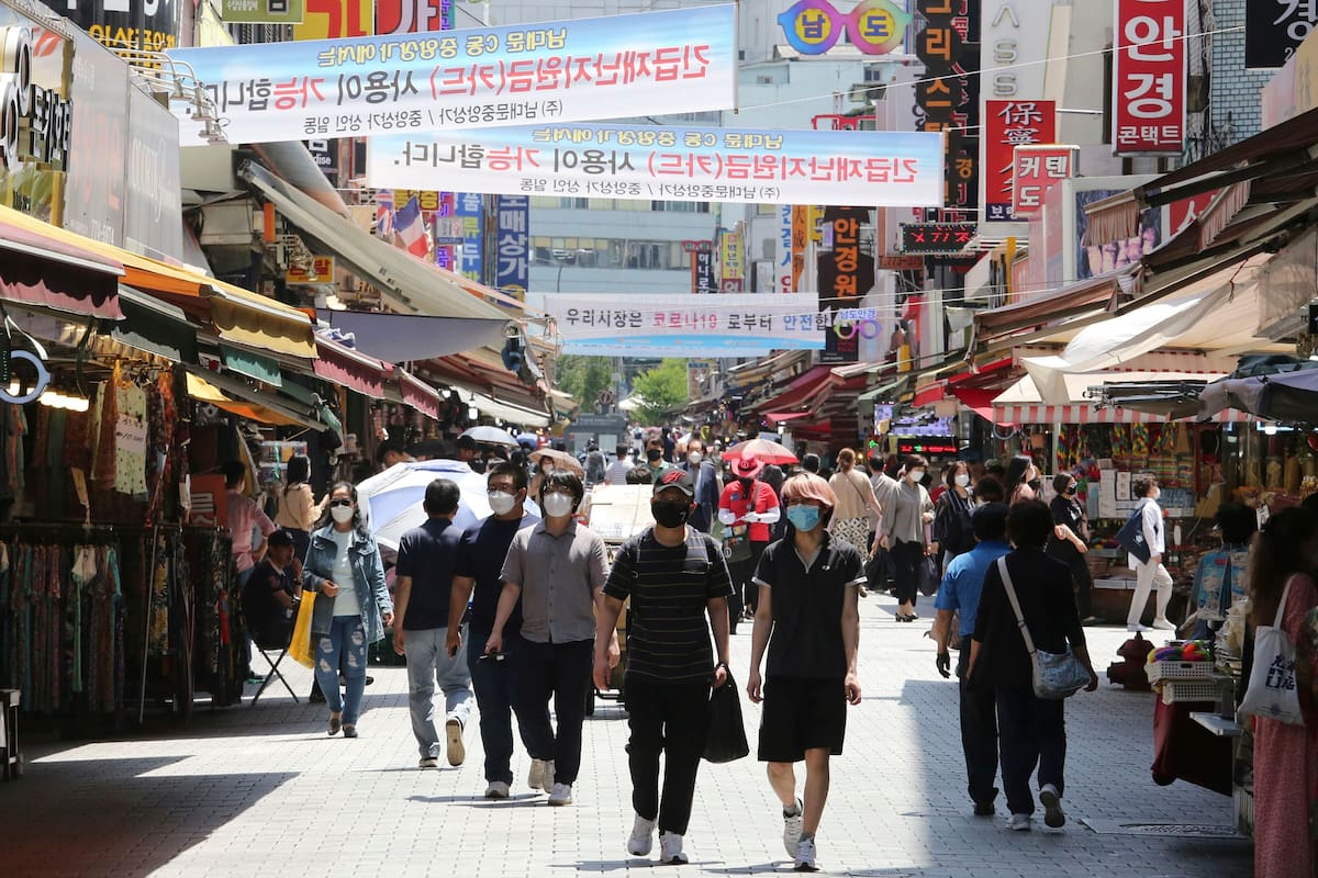 Corea del Sur reportó 45 nuevos infectados