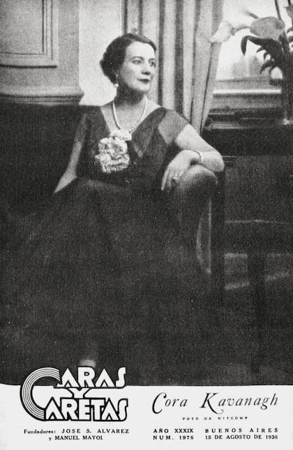 Corina Kavanagh en Caras y Caretas, en 1936
