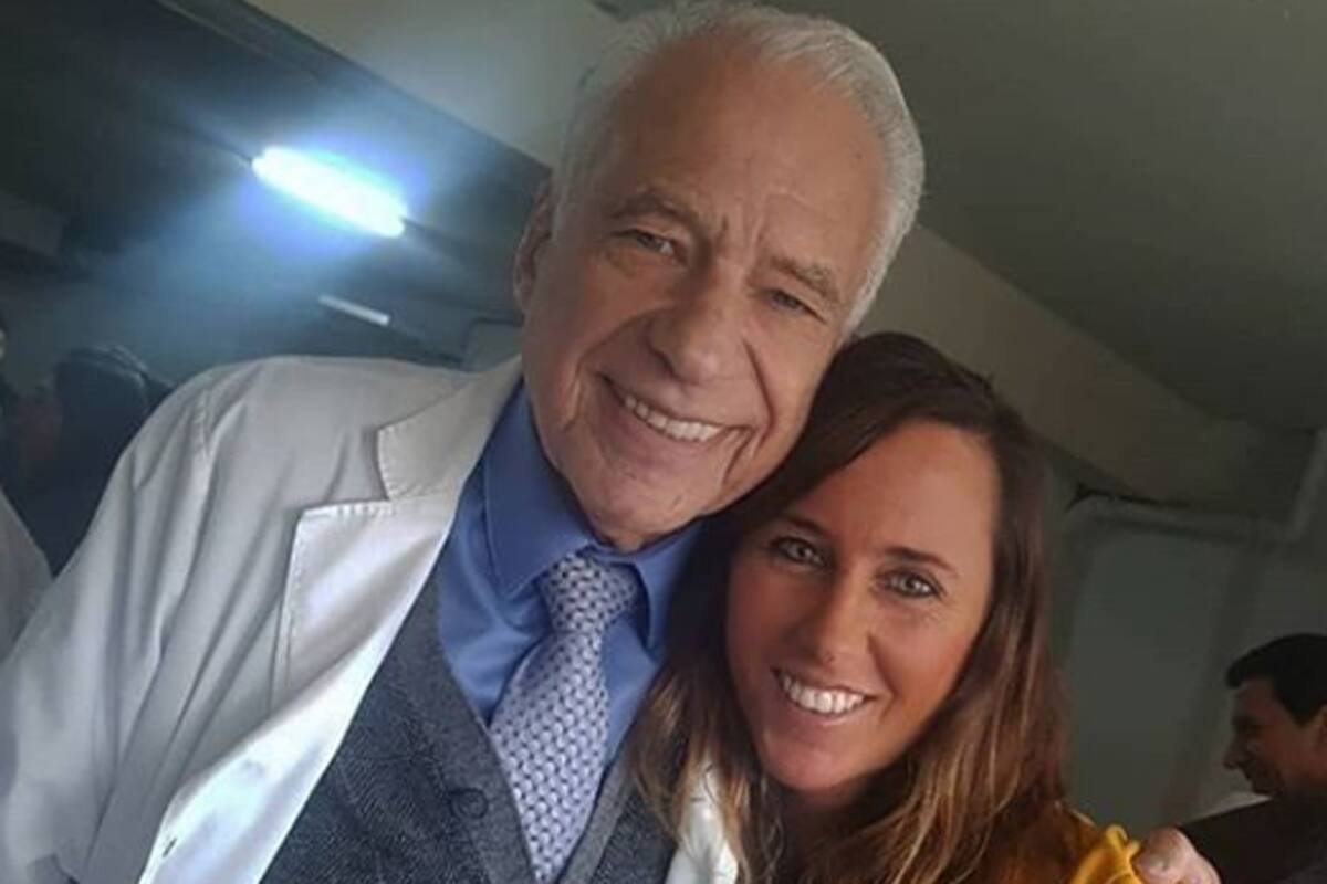 Cormillot y su novia, la nutricionista Estefanía Pasquini