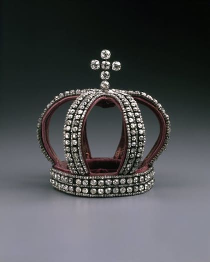 Corona Nupcial Imperial Románov, perteneciente a la emperatriz Alexandra (Hillwood Estate, Museum & Gardens/Edward Owen)