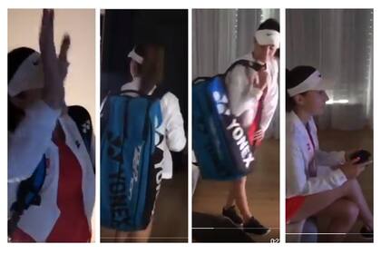 Coronavirus. Bencic y su creativo camino casero hacia el court, en el torneo virtual de tenis de Madrid