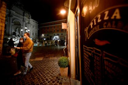 Cada vez menos gente en la calles de Roma