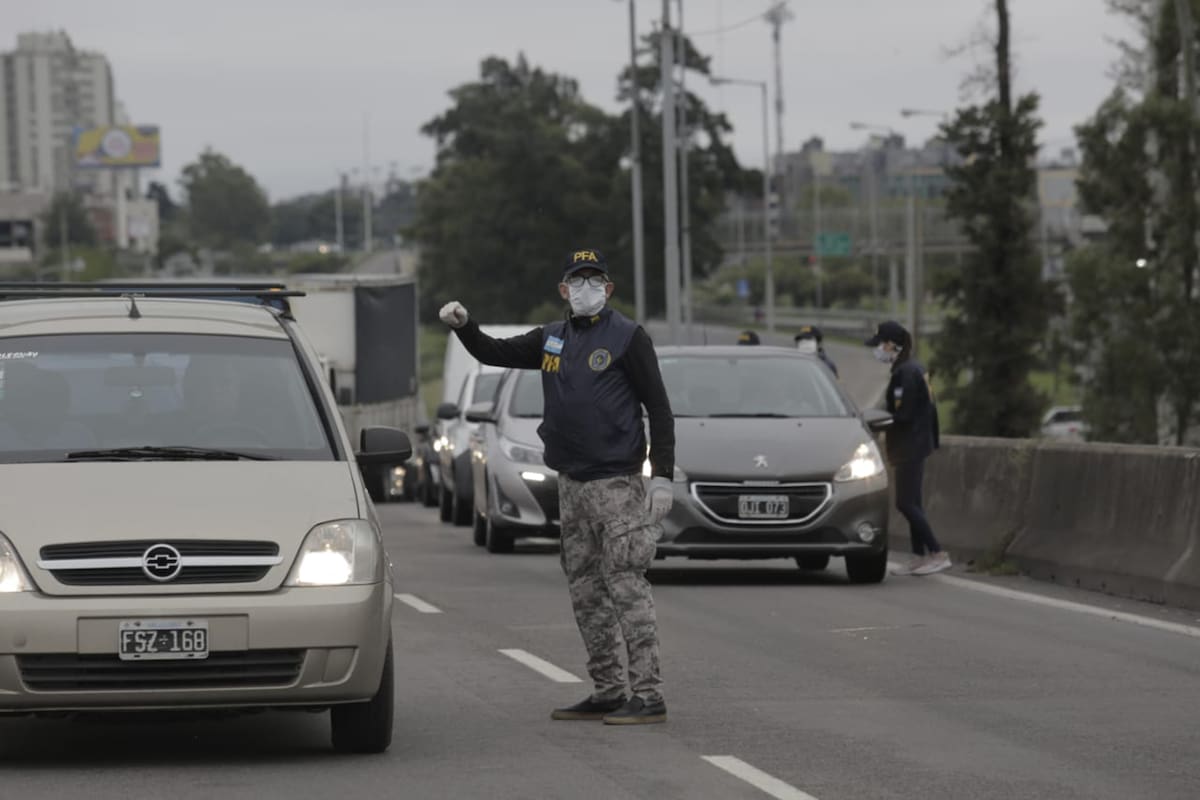 Coronavirus: Controles en puente La Noria mano a provincia